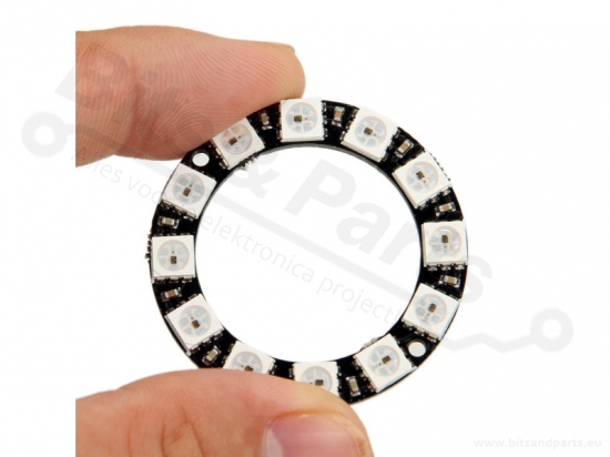 LED Ring 12x WS2812 RGB 5050 RGB LEDs with drivers (12bits)